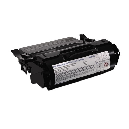 Dell 593-11052 (2KMVD) toner zwart hoge capaciteit (origineel) 593-11052 085928 - 1