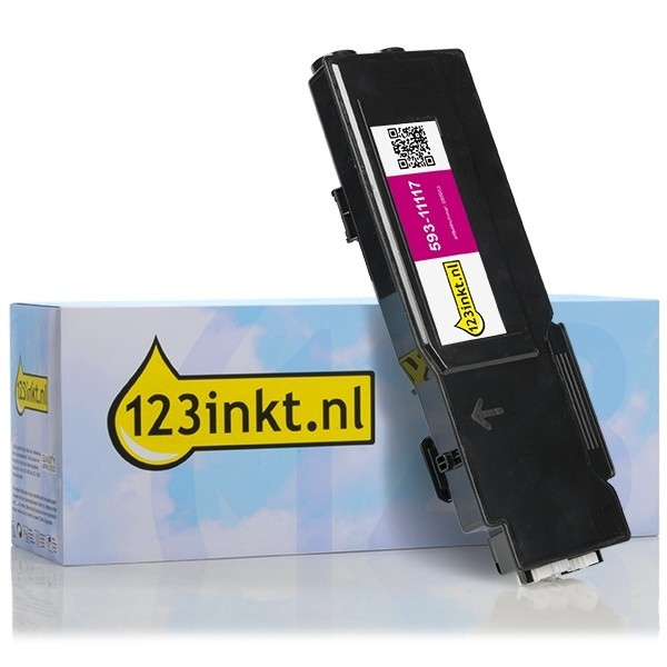 Dell 593-11113 (2GYKF) toner magenta (123inkt huismerk) 593-11113C 085945 - 1