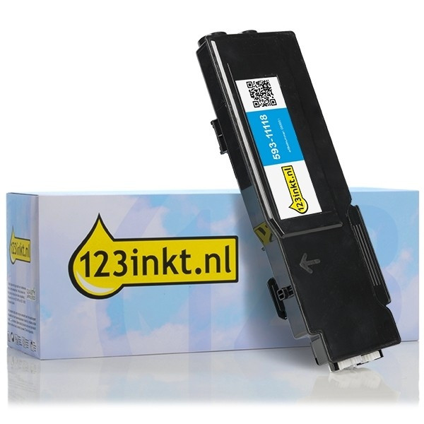 Dell 593-11114 (2PRFP) toner cyaan (123inkt huismerk) 593-11114C 085943 - 1