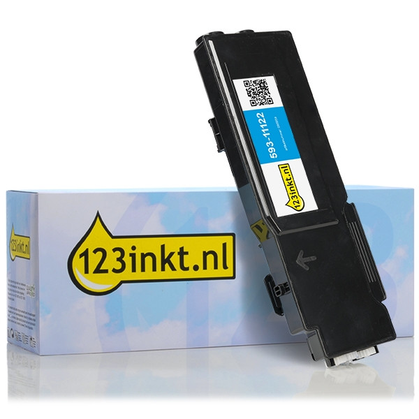 Dell 593-11122 (1M4KP) toner cyaan extra hoge capaciteit (123inkt huismerk) 593-11122C 085959 - 1