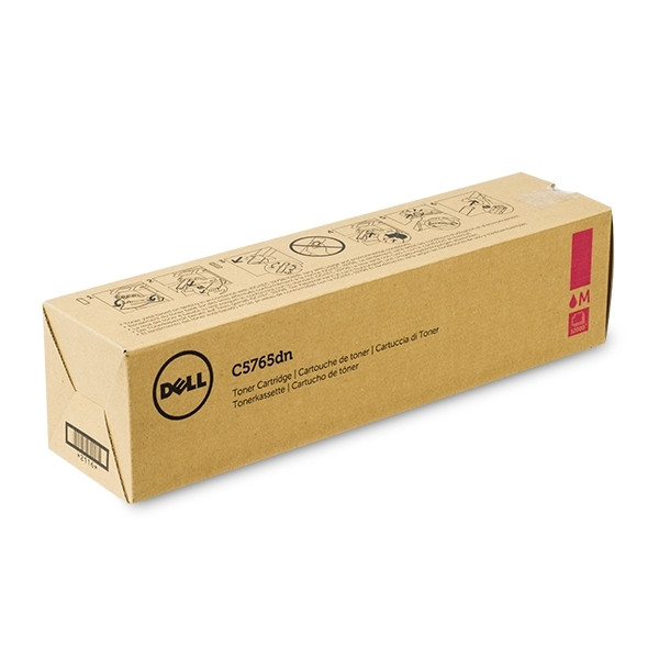 Dell 593-BBCX (KDPKJ) toner magenta (origineel) 593-BBCX 086062 - 1