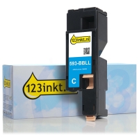 Dell 593-BBLL (VR3NV) toner cyaan (123inkt huismerk) 593-BBLLC 086093