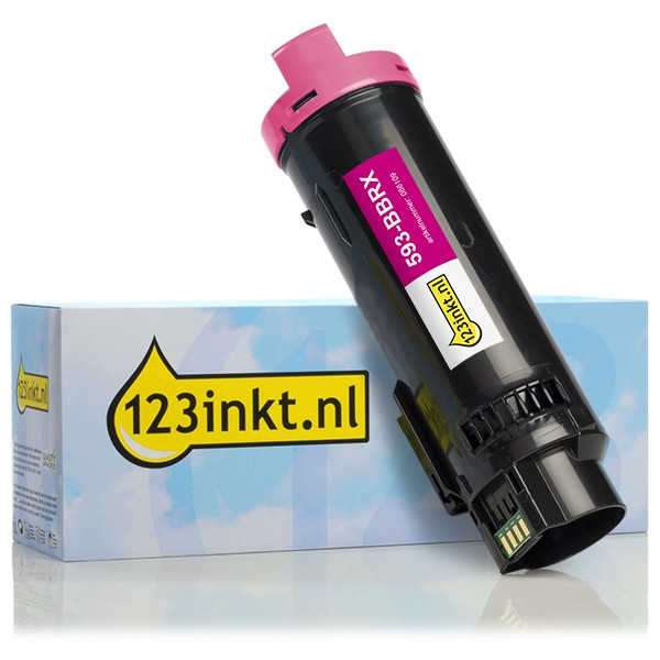 Dell 593-BBRX (FJRT6) toner magenta (123inkt huismerk) 593-BBRXC 086109 - 1