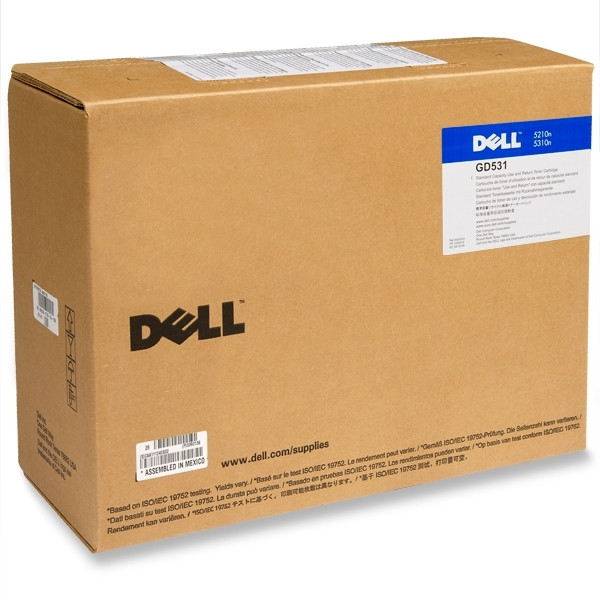 Dell 595-10010 (GD531) toner zwart lage capaciteit (origineel) 595-10010 085728 - 1