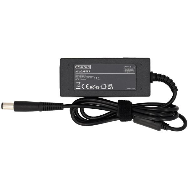 Dell adapter 7.4 x 5.0 mm (19.5 V, 2.31 A, 45 W, 123accu huismerk) 0FX08G 0HMR8M 0M321M 0RYC97 0W34YT ADR00218 - 2