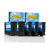 Dell series 33 aanbieding: 592-11812, 13, 14, 15 2x zwart + 3 kleuren (123inkt huismerk)  160791