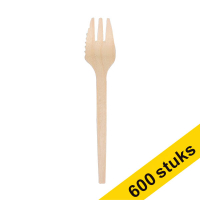 Aanbieding: 3x Depa snackvork hout (200 stuks) 423525