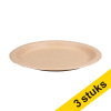 Aanbieding: 3x Depa wegwerpbord kraft 22 cm (100 stuks) 423539 - 1