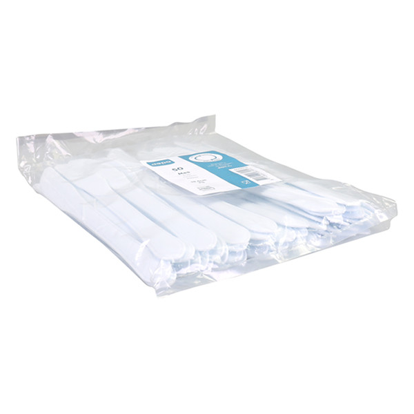 Depa herbruikbaar mes wit (50 stuks) 402722 - 2