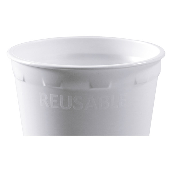 Depa herbruikbare beker wit 180 ml (40 stuks) 603000 402934 - 2