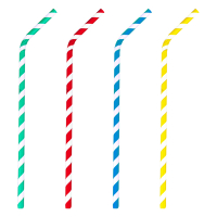 Depa papieren buigrietje assorti papier (500 stuks)