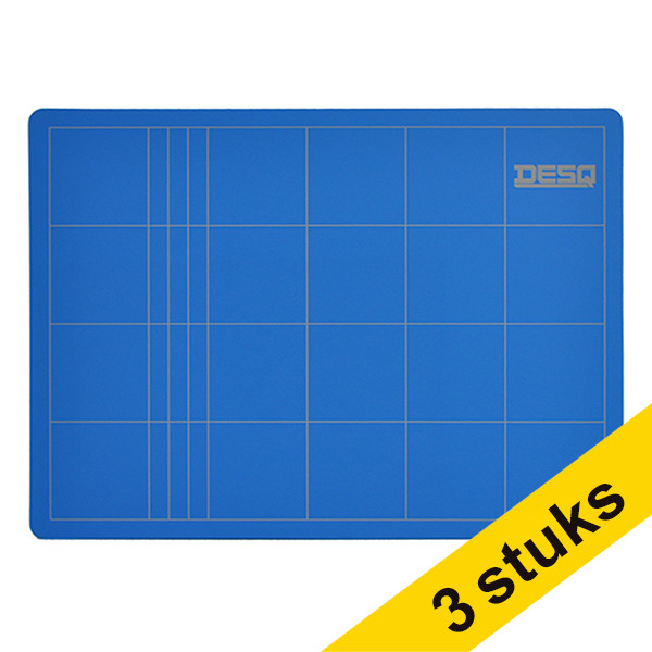 Aanbieding: 3x Desq snijmat 3-laags 300 x 220 mm (A4) 035193 - 1
