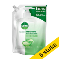 Aanbieding: 6x Dettol handzeep navulling Aloë Vera (500 ml)