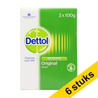 Aanbieding: 6x Dettol zeepblok original antibacterieel (2 x 100 gram)
