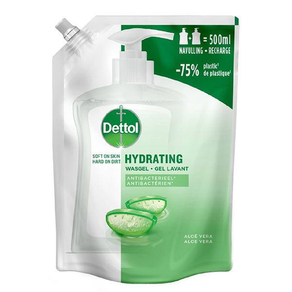 Dettol handzeep navulling Aloë Vera (500 ml) SDE01099 - 1