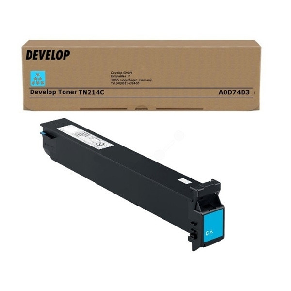 Develop TN-214C (A0D74D3) toner cyaan (origineel) A0D74D3 049258 - 1