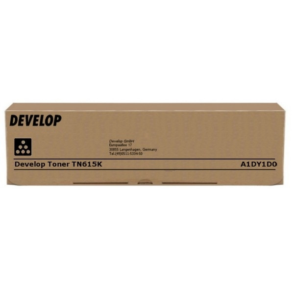 Develop TN-615K (A1DY1D0) toner zwart (origineel) A1DY1D0 049188 - 1