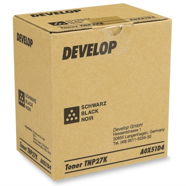 Develop TNP-27K toner zwart (origineel) A0X51D4 049066 - 1