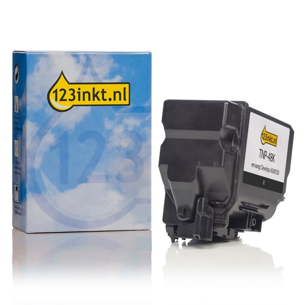 Develop TNP-48K (A5X01D0) toner zwart (123inkt huismerk) A5X01D0C 049207 - 1