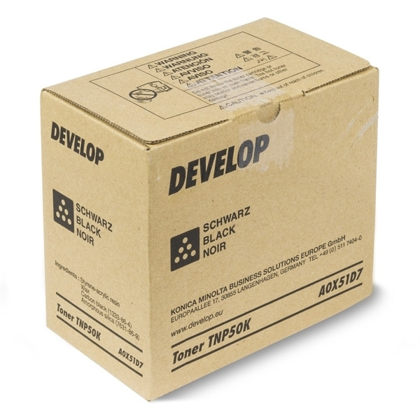 Develop TNP-50K (A0X51D7) toner zwart (origineel) A0X51D7 049322 - 1