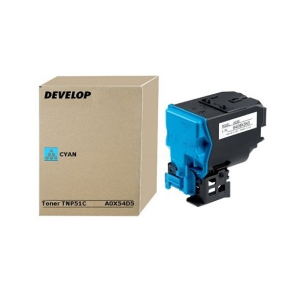 Develop TNP-51C (A0X54D5) toner cyaan (origineel) A0X54D5 049240 - 1