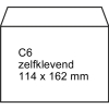 Dienstenvelop wit 114 x 162 mm - C6 zelfklevend (25 stuks) 209026 - 1