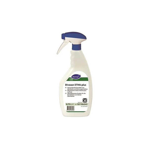 Diversey Etha Plus desinfecterend reinigingsmiddel 750 ml (6 stuks) 298118 - 1