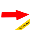 Djois zelfklevend vloermarkeringssymbool pijl rood (10 stuks) 234842 - 1