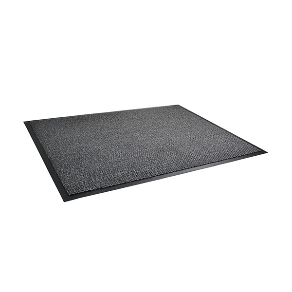 Wat dan ook verhaal veerboot Doortex Advantagemat deurmat binnen 150 x 90 cm zwart/grijs 123inkt.nl