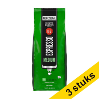 Douwe Egberts Aanbieding: 3x Douwe Egberts Espresso Medium koffiebonen 1 kg  200256