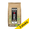 Aanbieding: 3x Douwe Egberts Espresso Organic en Fairtrade Medium Roast koffiebonen 1 kg 423925 - 1