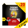 Aanbieding: 4x Douwe Egberts Lungo Original koffiecups (20 stuks)