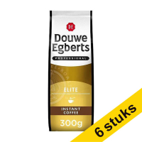 Douwe Egberts Aanbieding: 6x Douwe Egberts Elite oploskoffie 300 g  200261