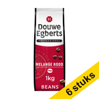 Aanbieding: 6x Douwe Egberts Fresh Beans Melange Rood 1 kg 415276