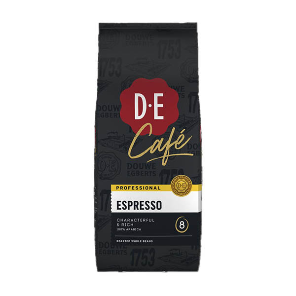 Douwe Egberts Café Espresso koffiebonen 1 kg 422033 - 1