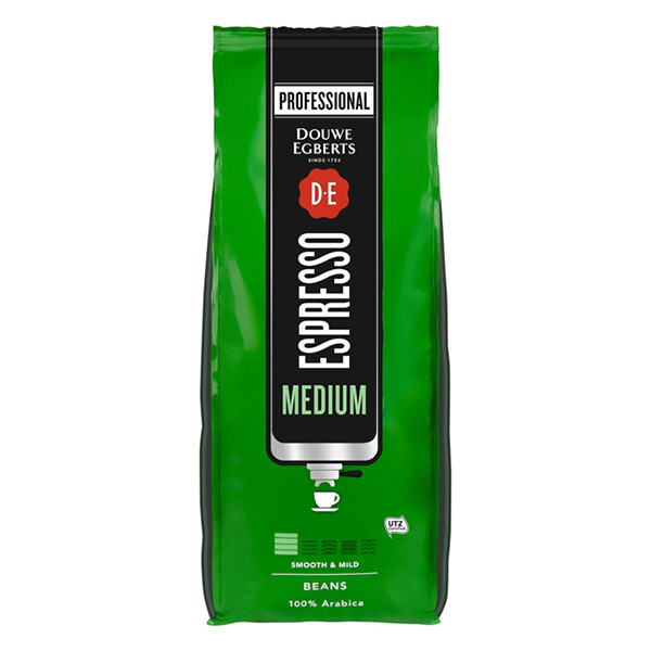 Douwe Egberts Espresso Medium koffiebonen 1 kg 52207 422002 - 1