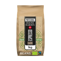 Douwe Egberts Espresso Organic en Fairtrade Dark Roast koffiebonen 1 kg 4091501 423926