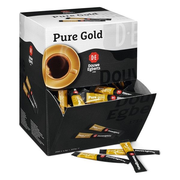 Douwe Egberts instant Pure Gold sticks (200 stuks)  422013 - 1