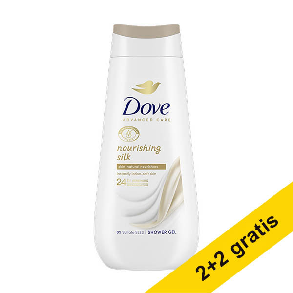 Aanbieding: 4x Dove Advanced Care Nourishing Silk douchecrème (225 ml) SDO00717 - 1