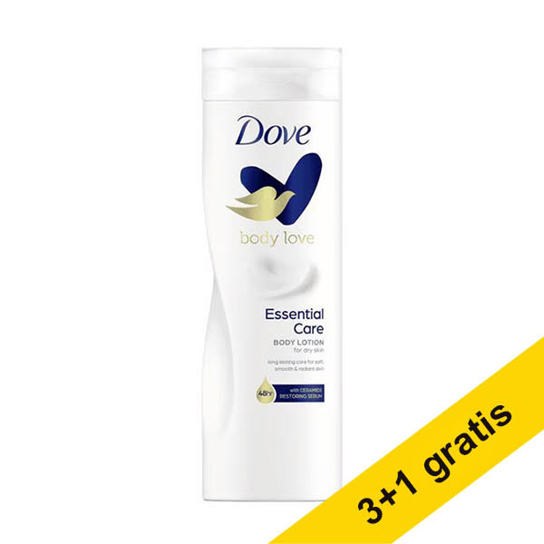 Aanbieding: 4x Dove Body Love Essential Care bodylotion (400 ml) SDO00716 - 1