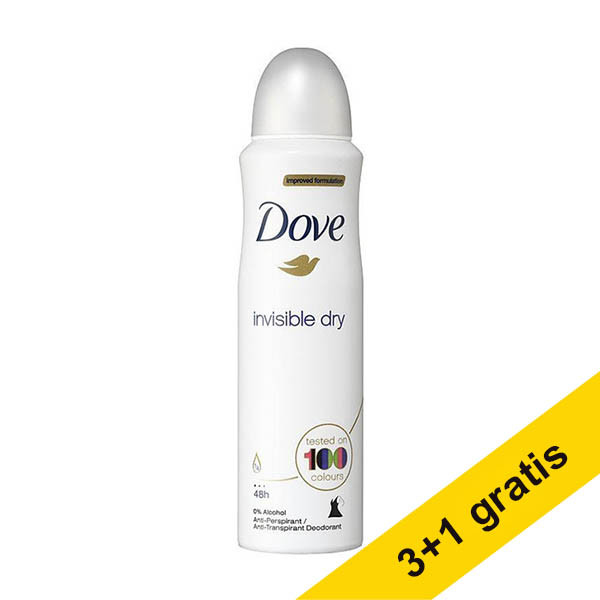 Aanbieding: 4x Dove Invisible Dry deodorant spray (150 ml) SDO00713 - 1