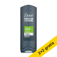 Aanbieding: 4x Dove Men+Care Extra Fresh douchegel (250 ml)