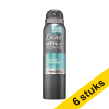 Aanbieding: 6x Dove deodorant spray Clean Comfort for men (150 ml)