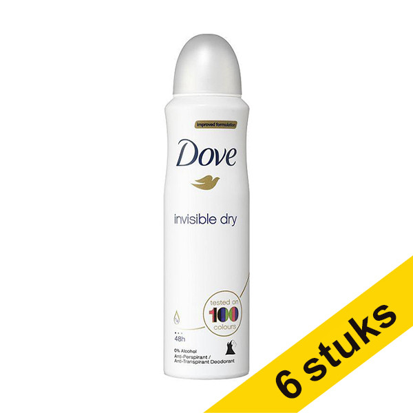 Aanbieding: 6x Dove deodorant spray Invisible Dry (150 ml) SDO00478 - 1