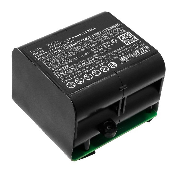 Dreame W2210 accu (21.6 V, 3700 mAh, 123accu huismerk) ADR00181 - 1
