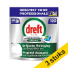 Aanbieding: 3x Dreft Professional All-in-One Original Vaatwastabletten (100 vaatwasbeurten) SDR08726 - 1