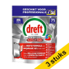 Aanbieding: 3x Dreft Professional All-in-One Platinum Plus Vaatwastabletten (71 vaatwasbeurten) SDR08734 - 1