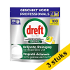 Aanbieding: 3x Dreft Professional Lemon Original Vaatwastabletten (100 vaatwasbeurten) SDR08728 - 1