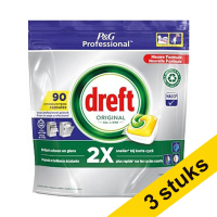 Aanbieding: Dreft Professional All-In-One vaatwastabletten Lemon (270 vaatwasbeurten)
