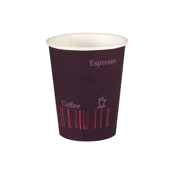 Duni To Go kartonnen drinkbeker karton 240 ml bruin (50 stuks) 298136 - 1
